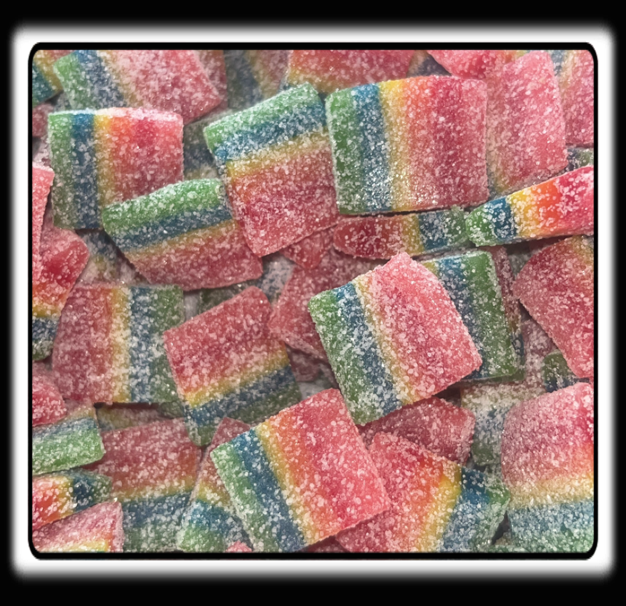 Mini arc en ciel Damel 01/2027 numéro de lot : 11C045 ( 100 grammes )