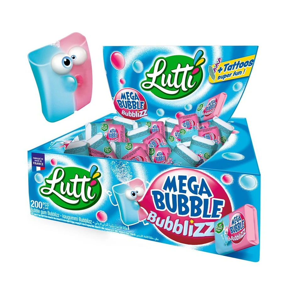 Mega Bubble Bubbliz Lutti ( à l’unité )