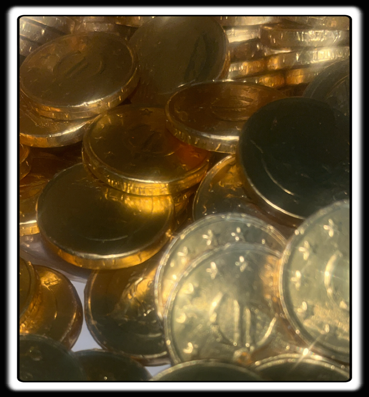 Pièces de chocolat ( lot de 10 )