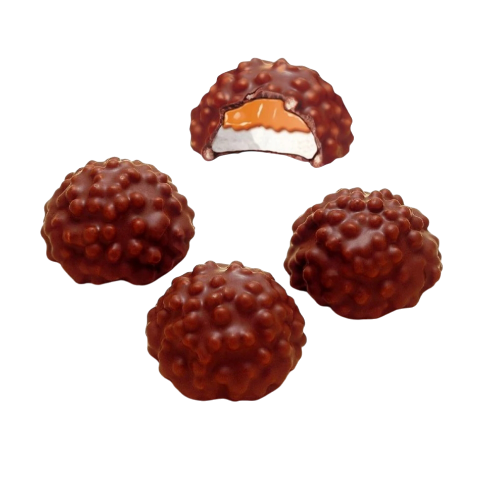 Hérissons guimauve, chocolat et caramel (a l unite )