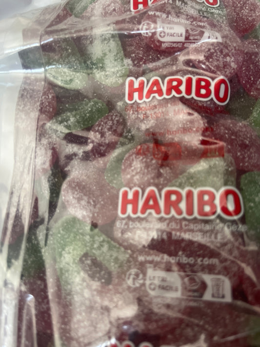 Cerise pik Haribo 07/2026 numéro de lot : L341-400257615501 ( 100 grammes )