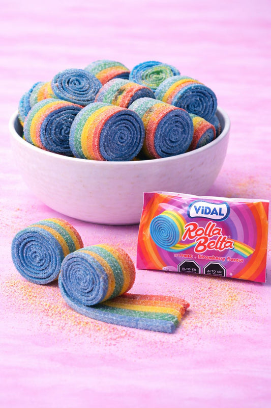 Rolla belta multicolore Fraise (a l'unité) 02/2027 Numéro de lot : L-5063 M-