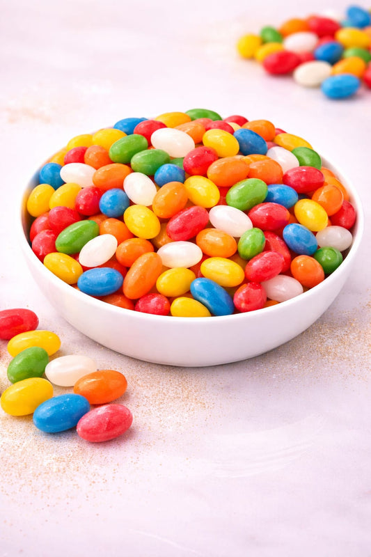 Jelly Beans lisse Dulceplus 01/09/2027 Numéro de Lot : L-5163 ( 100 grammes )