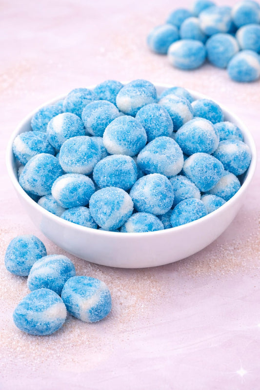 Bisous twist sucrée framboise Dulceplus 17/03/2027 Numéro de lot : L-5121 ( 100 grammes )