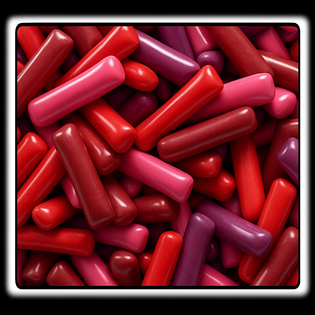 Hitschies fruit rouge 03/2027 Numéro de lot : L 0250074 ( 100 grammes )