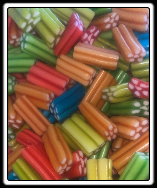 Barillets au fruit lisse Dulceplus 17/06/2027 numéro de lot : 5252 ( 100 grammes )