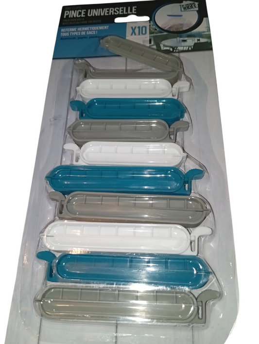 Lot de 10 pinces universelle