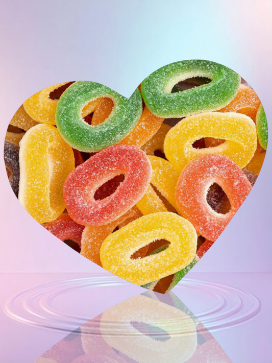 Anneaux sucrée assorti Damel 06/2027 numéro de lot : 21V235 ( 100 grammes )