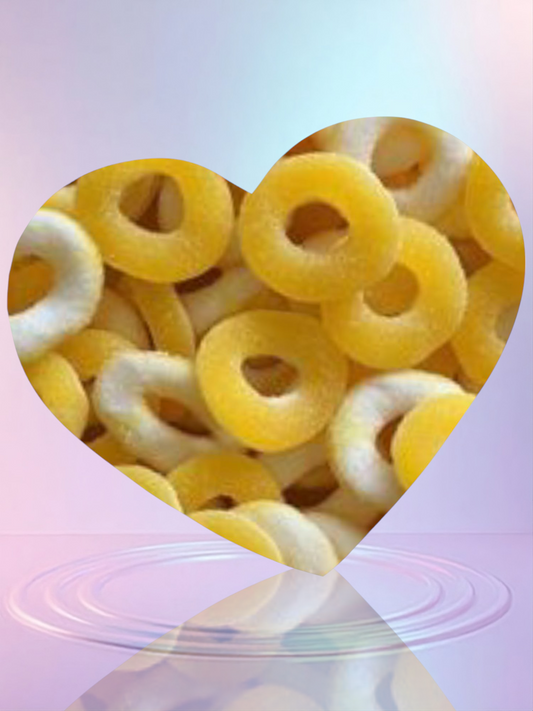 Anneaux Banane Dulceplus 20/08/2027 numéro de lot : 5343 ( 100 grammes )