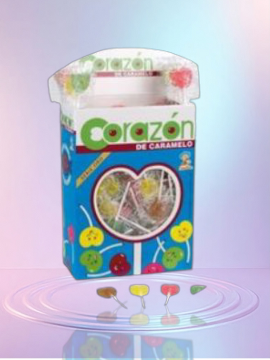 Mini sucette coeur aux fruits ( a l'unité) 04/2029 Numéro de lot : L240417082